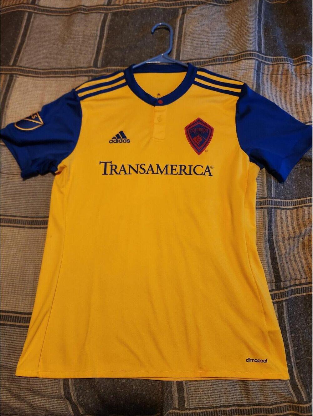 Colorado Rapids 2017/2018 MLS Away Soccer Jersey Size M
